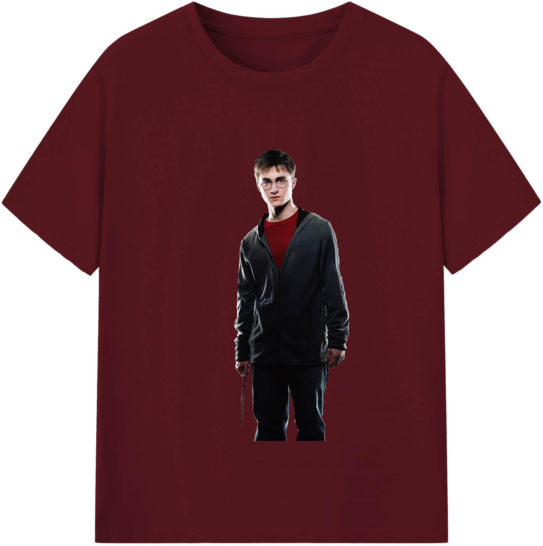 （画像用） Harry Potter ハリー・ポッターシリーズ 綿100％半袖Tシャツ（フロントプリント）